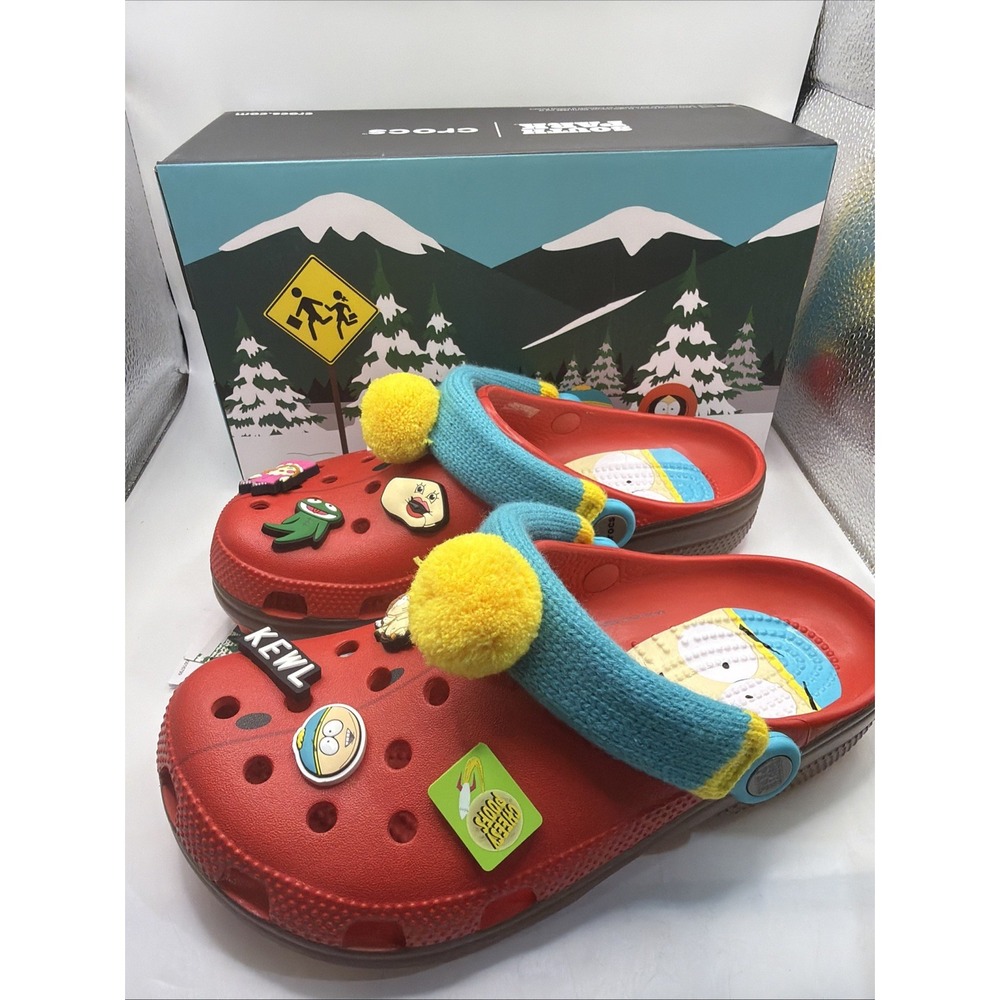 Crocs South Park Cartman Classic Clogs Slip Ons Shoes Size Men's 7 Women's 9 NIB